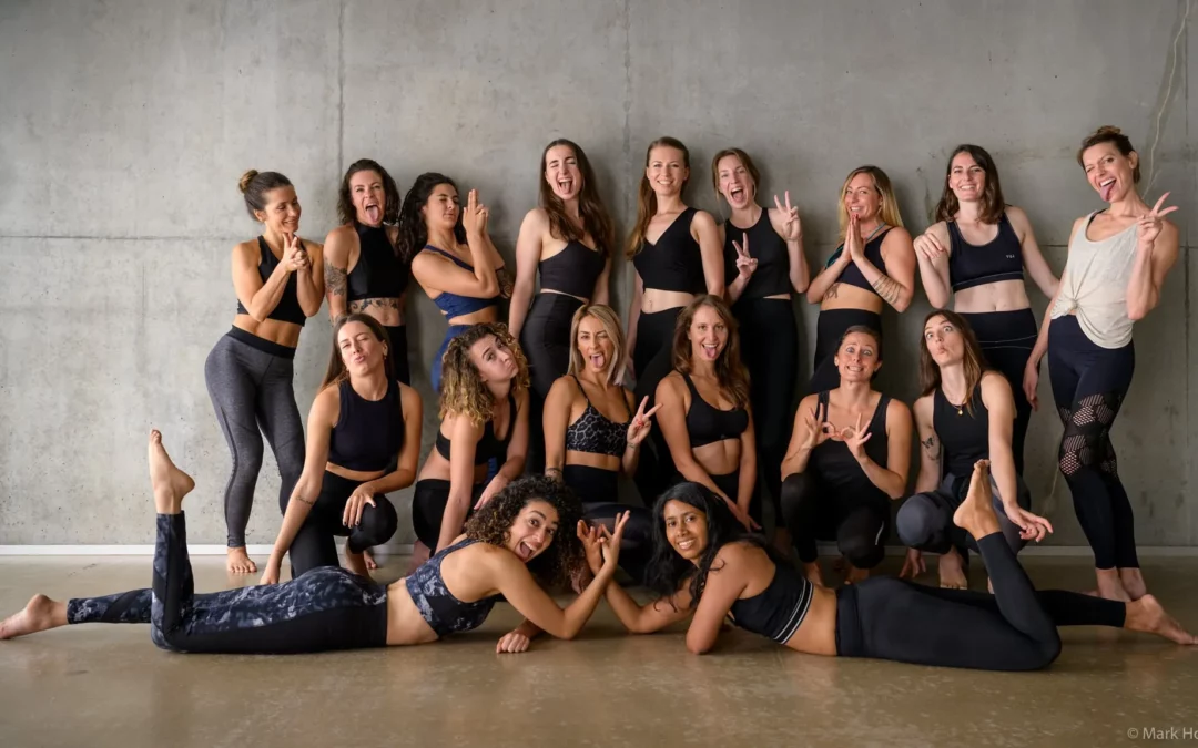 Photo de fin de formation professeur de yoga - été 2020 Photo de fin de formation - été 2020